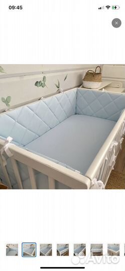 Бортики в кроватку новые