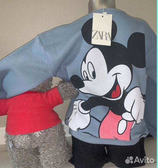 Свитшот на флисе 92/110