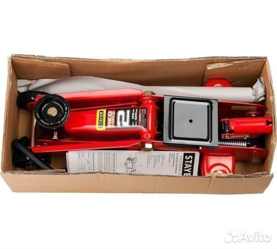 Подкатной домкрат Stayer R-22, 2т, 125-320 мм