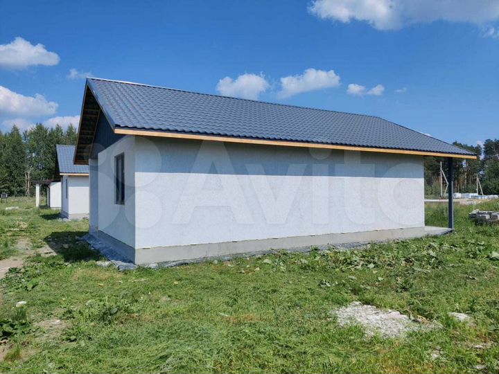 Дом 92,5 м² на участке 8 сот.