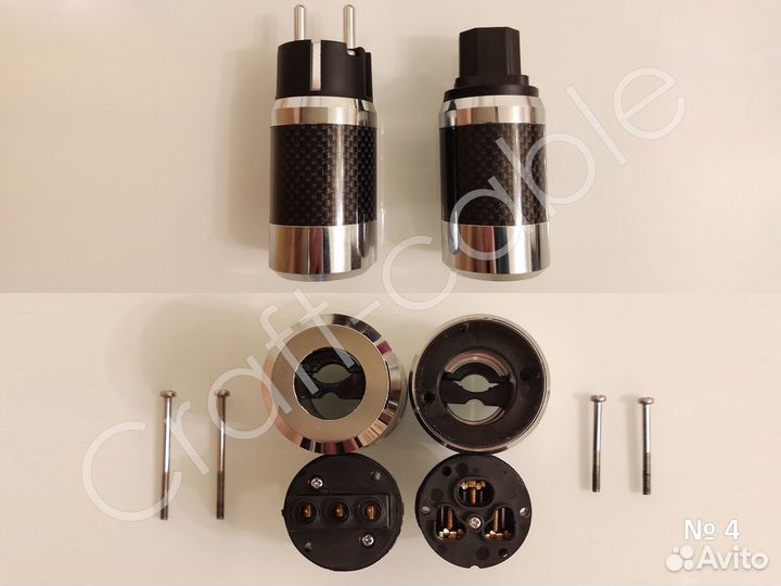 Силовые коннекторы разъёмы питания для кабелей