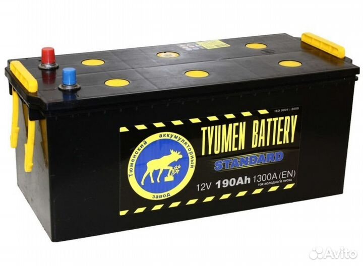 Акб 190Ач Tyumen Standard обратная полярность