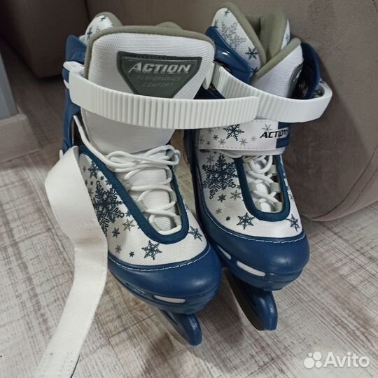 Коньки actyon ice skates 34-37 размер