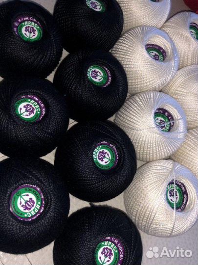 Нитки вязальные «Ирис»