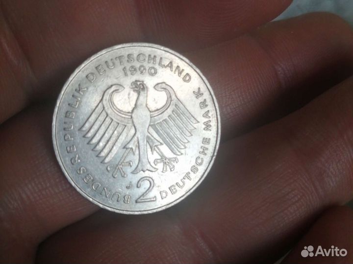 Набор памятных монет Германии по 2 марки