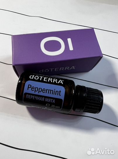 Эфирное масло Doterra перечная мята 15мл