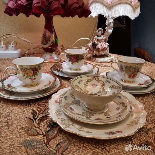 Чайные тройки.германия.винтаж