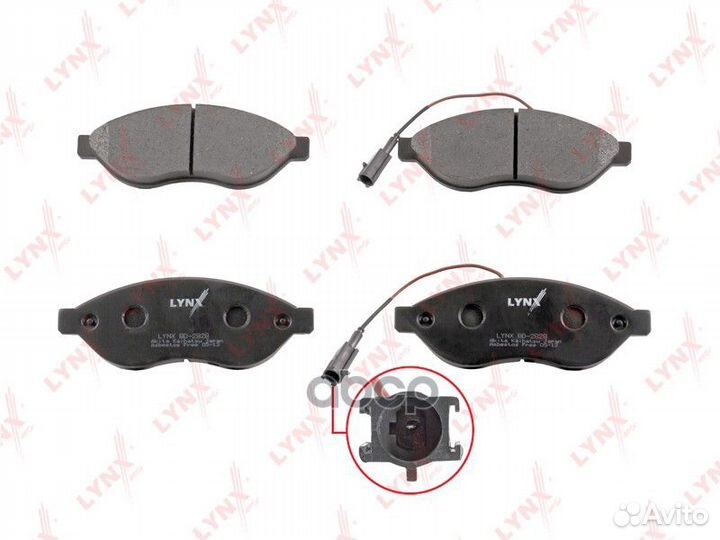 Колодки тормозные передние BD2828 lynxauto