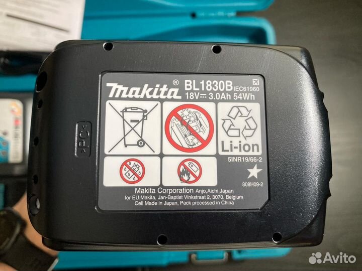 Аккумуляторный шуруповёрт Makita