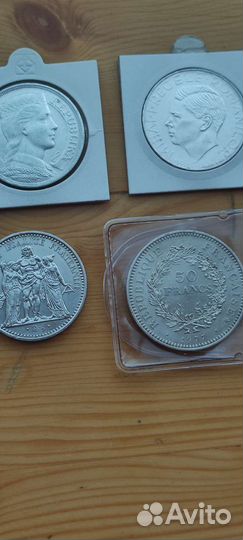 Серебро Пруссия, Сан-Марино, Франция, Румыния, Фин