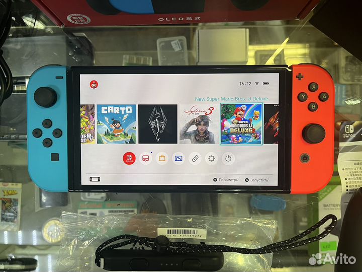 Nintendo switch oled Чип+20 игр