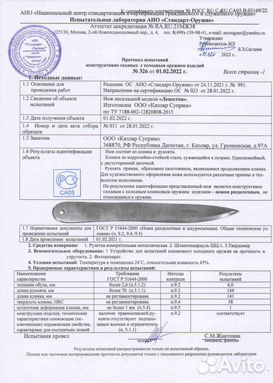 Комплект ножей 4 штуки