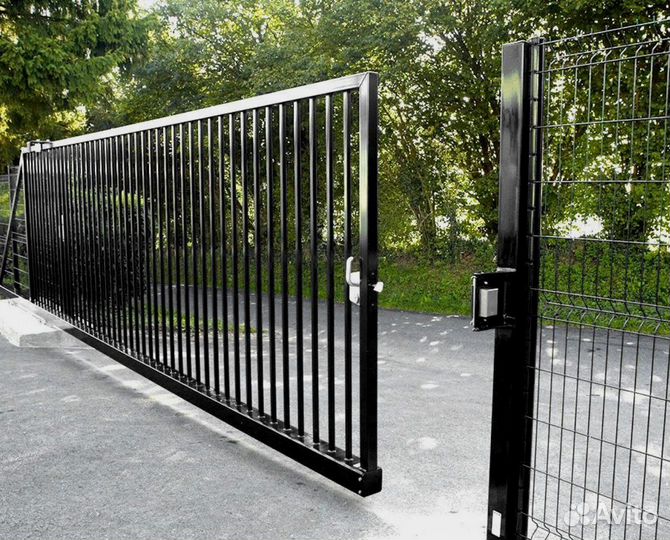 Откатные и раздвижные ворота. Под ключ