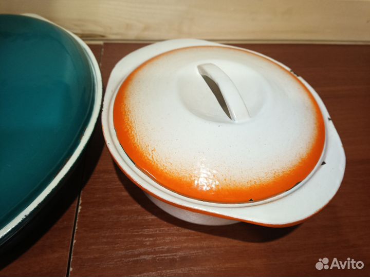 Эмалированная чугунная посуда СССР