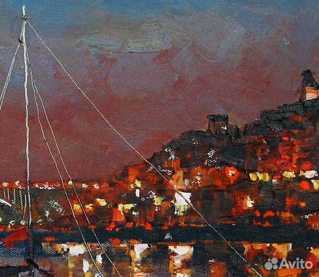 Ночной морской пейзаж