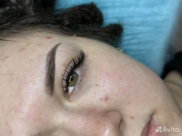 Наращивание ресниц на дому