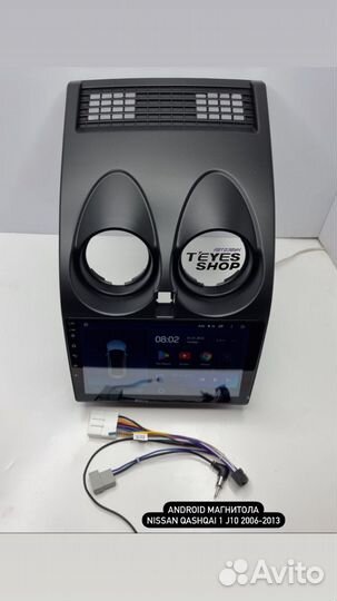 Андроид магнитола Nissan Qashqai 1 J10 2006-2013