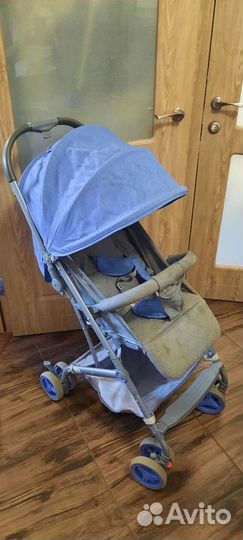 Коляска прогулочная Babyton Click Blue WLX217