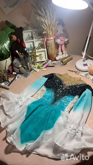 Костюм для фигурного катания 128 134