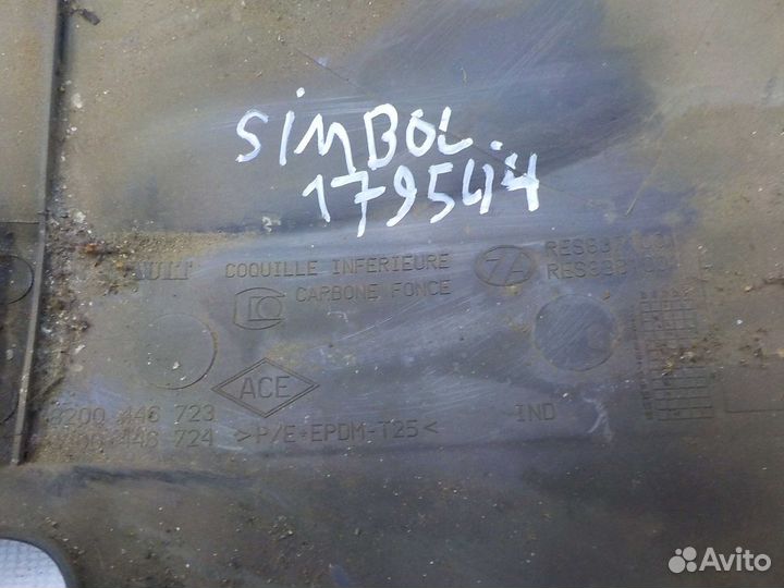 Накладка рулевой колонки renault symbol