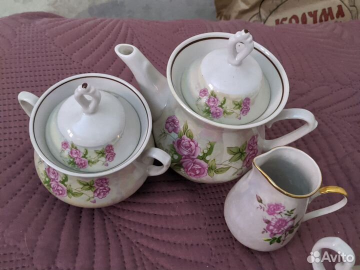 Чайник сахарница молочник СССР