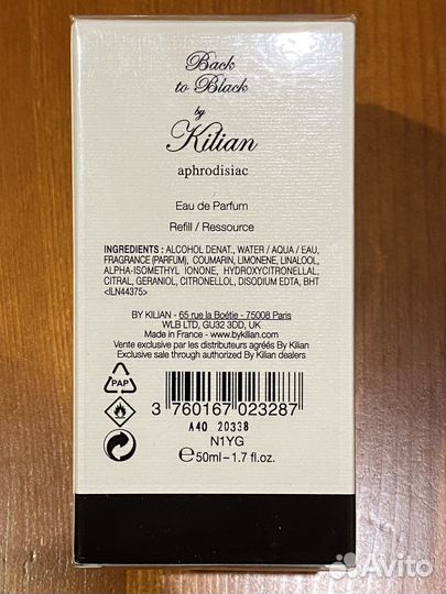 Bach to Black aphrodisiac by Kilian