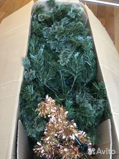 Искусственная елка заснеженная 230 см, литая