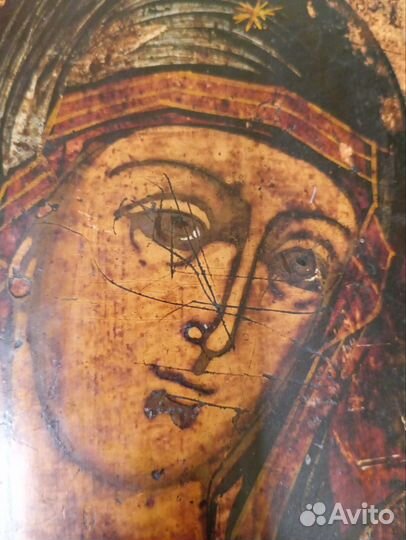 Древняя икона Казанской Божьей Матери, конец 16 в