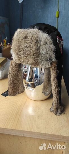 Шапка-ушанка с натуральным мехом Gulliver, 54