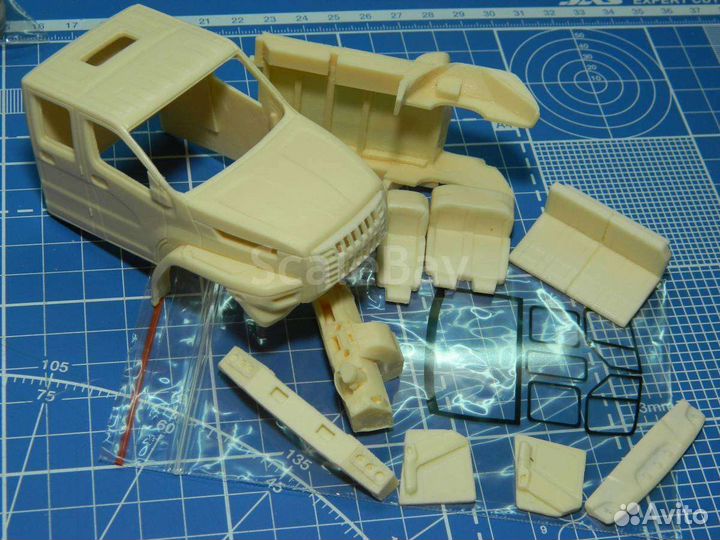 Газон/Урал next - одинарная/двух - сборная 1/43