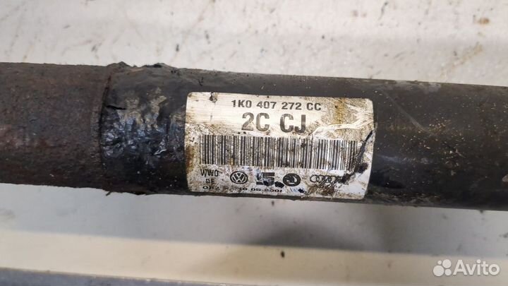 Полуось правая передняя Volkswagen Caddy, 2008