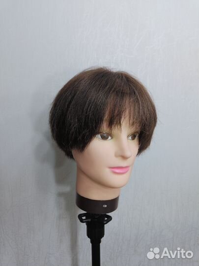 Голова манекен натуральные волосы