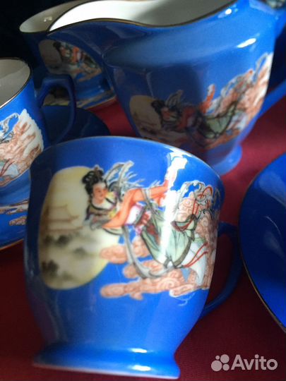 Кофейный сервиз ГДР Вербилки Рига