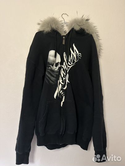 Архив зип худи с мехом (fur zip-hoodie)