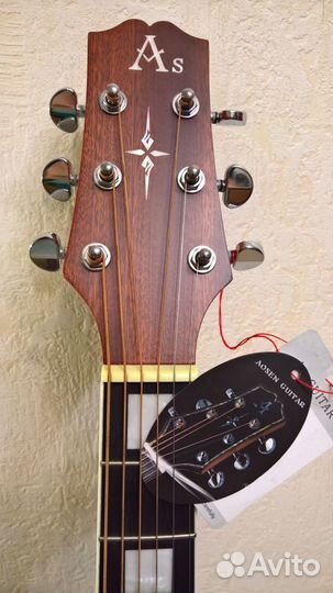 Акустическая и электроакустическая гитара AS новая