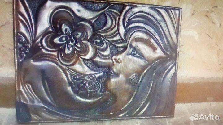 Картина медная чеканка