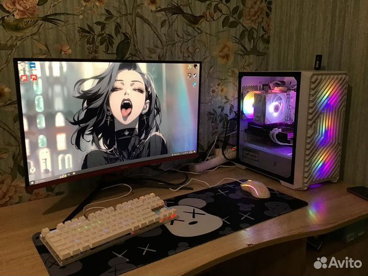 Игровой пк white box, Полная сборка с периферией