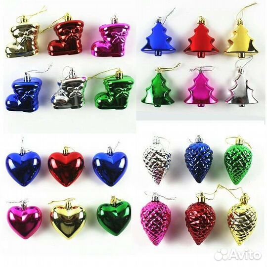 Новогодние игрушки елочные