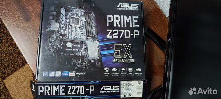 Материнская плата asus prime z270-p в комплекте