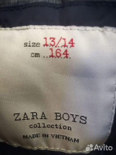Куртка Zara на мальчика подростка