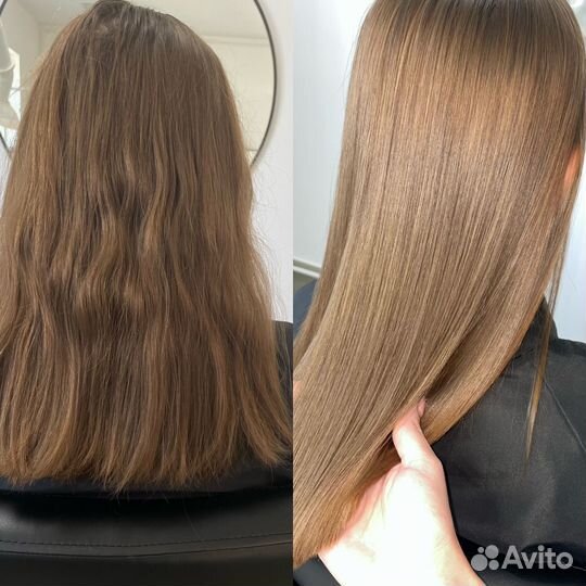 Кератиновое выпрямление волос/ наращивание волос
