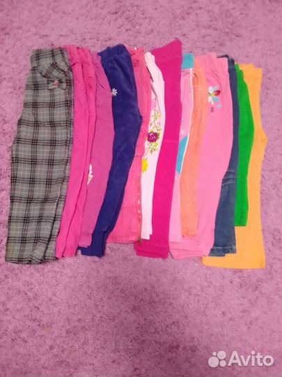 Штаны на девочку пакетом