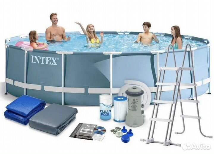 Каркасный бассейн 457х122 см полный комплект