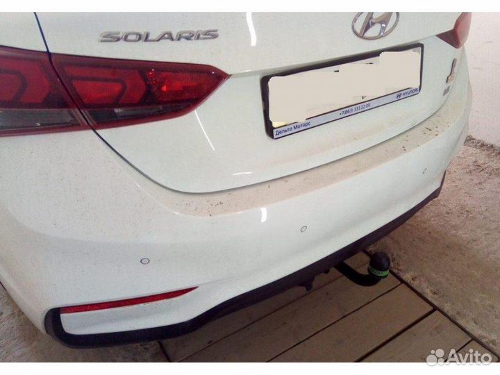 Фаркоп (тсу) на Hyundai Solaris 2 / Kia Rio 4