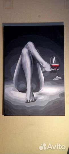 Картины по номерам раскрашенная