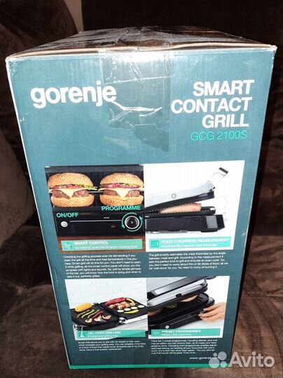Контактный электрический гриль Gorenje gcg2100s