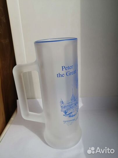 Редкая Пивная кружка Bockling 0,3 л Пётр Великий