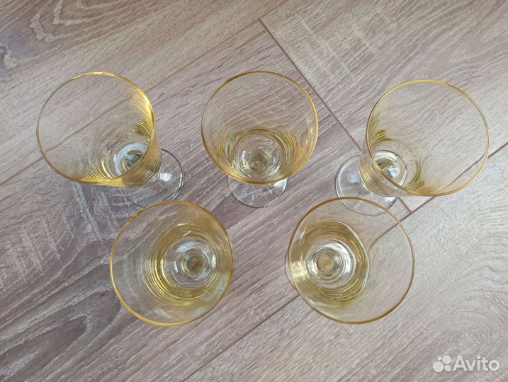 Фужеры цветное стекло СССР