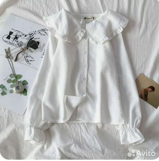 Блузка белая