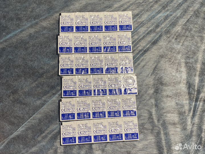 Линзы acuvue oasys 1 day -2